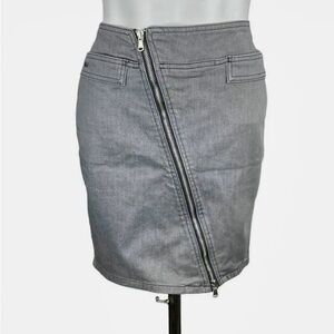 🆕🔖 MARC BY MARC JACOBS ✨ Front Zip Pencil Skirt ✨ Sz 10 ✨Gray Wash ✨ NWT!!